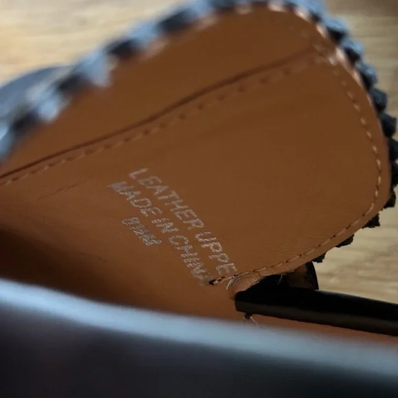 J/Slides black lug sole loafers Size 8.5 - Picture 6 of 11